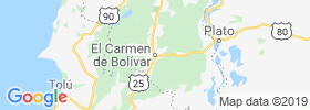 El Carmen De Bolivar map